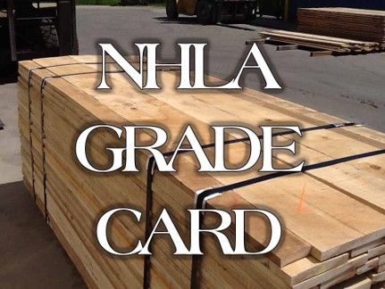 national hardwood lumber grade card image